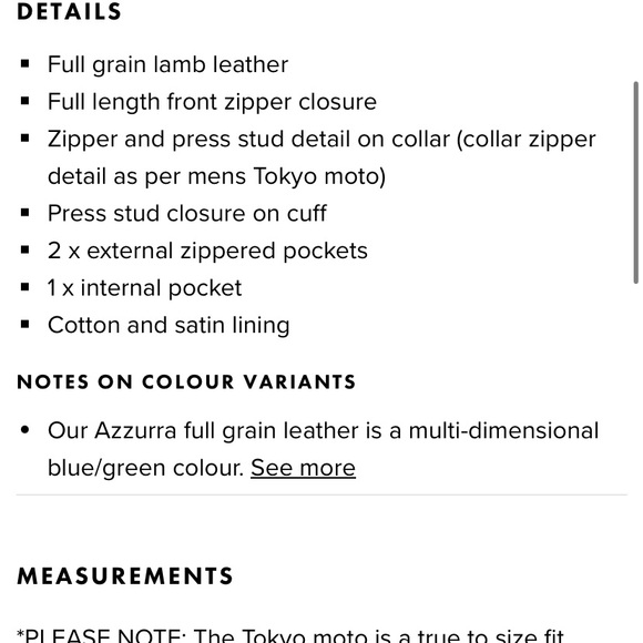 Wanderers Travel Co Tokyo Leather Jacket - Picture 13 of 13